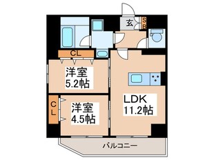 アベニールの物件間取画像